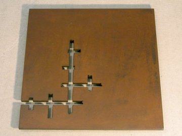 Serie Escletxes XII 50 x 50 x 1 cms. Ferro 2005._w600_h450